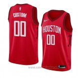 Camiseta Houston Rockets Personalizada Earned 2018-19 Rojo