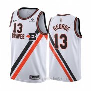 Camiseta Los Angeles Clippers Paul George #13 Classic 2019-20 Blanco