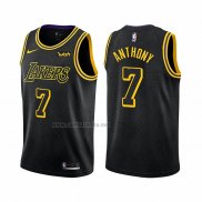 Camiseta Los Angeles Lakers Carmelo Anthony #7 Ciudad Negro