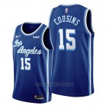 Camiseta Los Angeles Lakers Demarcus Cousins #15 Classic Edition 2019-20 Azul