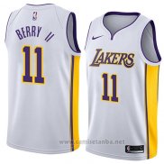 Camiseta Los Angeles Lakers Joel Berry II #11 Association 2018 Blanco