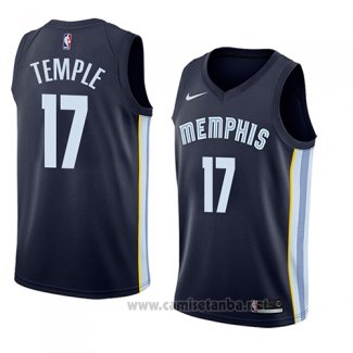 Camiseta Memphis Grizzlies Garrett Temple #17 Icon 2018 Azul