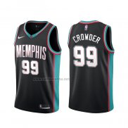 Camiseta Memphis Grizzlies Jae Crowder #99 20th Season Classic Negro