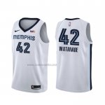 Camiseta Memphis Grizzlies Yuta Watanabe #42 Association Blanco