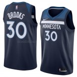 Camiseta Minnesota Timberwolves Aaron Brooks #30 Icon 2018 Azul