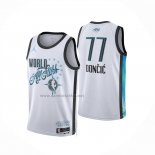 Camiseta NBA All Star 2026 Luka Doncic NO 77 Blanco