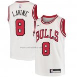 Camiseta Nino Chicago Bulls Zach Lavine #8 Association Blanco