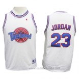 Camiseta Nino Tune Squad Michael Jordan #23 Blanco