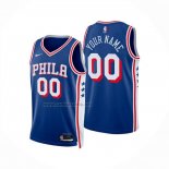 Camiseta Philadelphia 76ers Personalizada Icon 2024-25 Azul