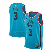 Camiseta Phoenix Suns Chris Paul #3 Ciudad 2022-23 Azul