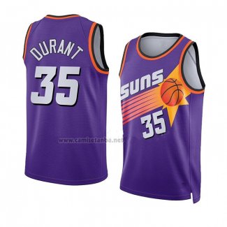 Camiseta Phoenix Suns Kevin Durant #35 Classic 2022-23 Violeta