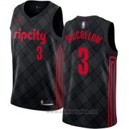 Camiseta Portland Trail Blazers C.j. McCollum #3 Swingman Association 2017-18 Blanco