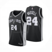 Camiseta San Antonio Spurs Devin Vassell NO 24 Icon 2025-26 Negro