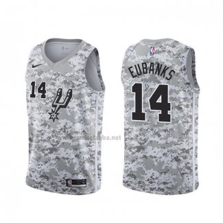 Camiseta San Antonio Spurs Drew Eubanks #14 Earned Camuflaje