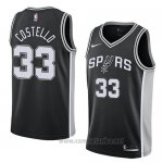 Camiseta San Antonio Spurs Matt Costello #33 Icon 2018 Negro