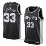 Camiseta San Antonio Spurs Matt Costello #33 Icon 2018 Negro