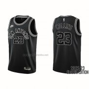 Camiseta San Antonio Spurs Zach Collins #23 Classic 2022-23 Negro