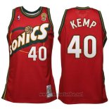 Camiseta Seattle SuperSonics Shawn Kemp #40 Historic Retro Rojo