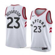 Camiseta Toronto Raptors Malachi Richardson #23 Association 2018 Blanco