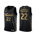 Camiseta Toronto Raptors Patrick Mccaw #22 Ciudad 2019-20 Negro