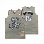 Camiseta Toronto Raptors Vince Carter NO 15 Mitchell & Ness 1998-99 Gris