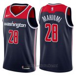 Camiseta Washington Wizards Ian Mahinmi #28 Statement 2017-18 Azul