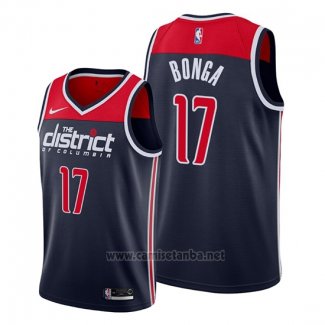 Camiseta Washington Wizards Isaac Bonga #17 Statement Edition Azul