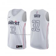 Camiseta Washington Wizards Jeff Verde #32 Ciudad Blanco