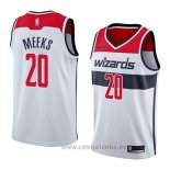 Camiseta Washington Wizards Jodie Meeks #20 Association 2018 Blanco