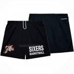Pantalone Philadelphia 76ers Mitchell & Ness Hardwood Classics Negro