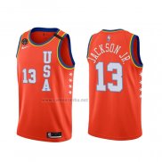 Camiseta 2020 Rising Star Jaren Jackson Jr. #13 USA Rojo