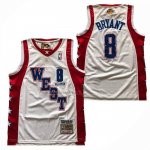 Camiseta All Star 2004 Kobe Bryant NO 8 Blanco