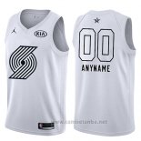 Camiseta All Star 2018 Portland Trail Blazers Nike Personalizada Blanco