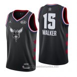 Camiseta All Star 2019 Charlotte Hornets Kemba Walker #15 Negro