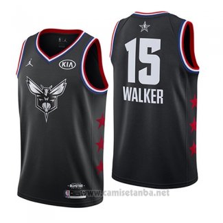 Camiseta All Star 2019 Charlotte Hornets Kemba Walker #15 Negro