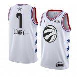 Camiseta All Star 2019 Toronto Raptors Kyle Lowry #7 Blanco