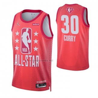 Camiseta All Star 2022 Golden State Warriors Stephen Curry #30 Granate