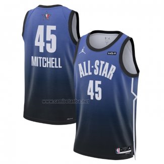 Camiseta All Star 2023 Utah Jazz Donovan Mitchell #45 Azul