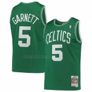 Camiseta Boston Celtics Kevin Garnett #5 Hardwood Classics Throwback Verde