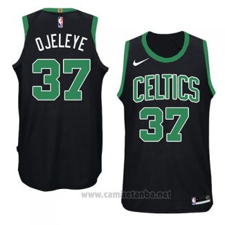 Camiseta Boston Celtics Semi Ojeleye #37 Statement 2018 Negro