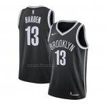 Camiseta Brooklyn Nets James Harden #13 Icon 2020-21 Negro