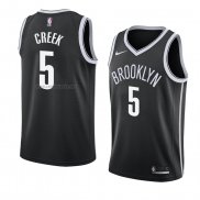 Camiseta Brooklyn Nets Mitch Creek #5 Icon 2018 Negro
