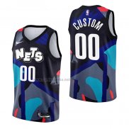 Camiseta Brooklyn Nets Personalizada Ciudad 2023-24 Negro