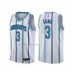 Camiseta Charlotte Hornets Jeremy Lamb #3 Classic Blanco