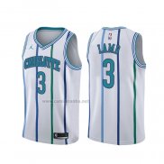 Camiseta Charlotte Hornets Jeremy Lamb #3 Classic Blanco