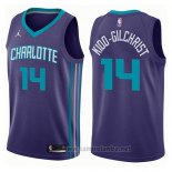 Camiseta Charlotte Hornets Michael Kidd-Gilchrist #14 Statement 2017-18 Violeta