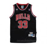Camiseta Chicago Bulls Scottie Pippen #33 Retro Negro
