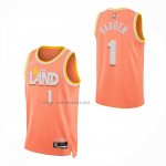 Camiseta Cleveland Cavaliers James Harden NO 1 Ciudad 2025-26 Naranja