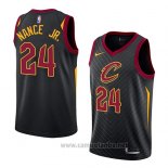 Camiseta Cleveland Cavaliers Larry Nance Jr. #24 Statement 2018 Negro