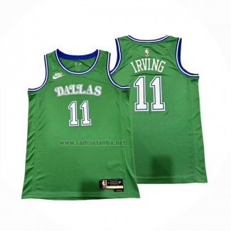 Camiseta Dallas Mavericks Kyrie Irving NO 11 Classic 2025-26 Verde